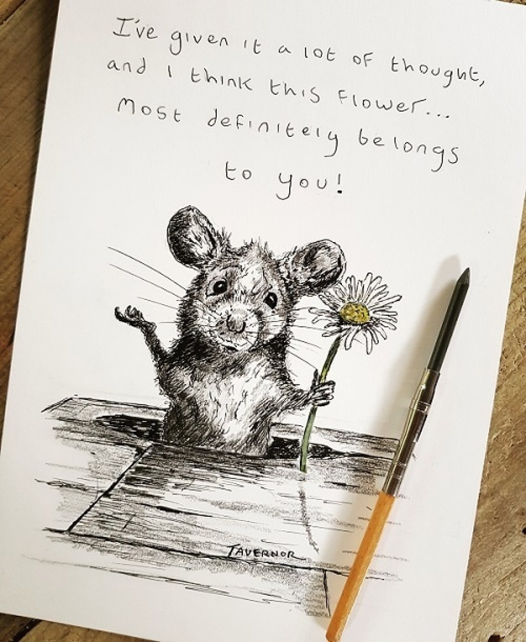 A flower for you Paul Tavernor